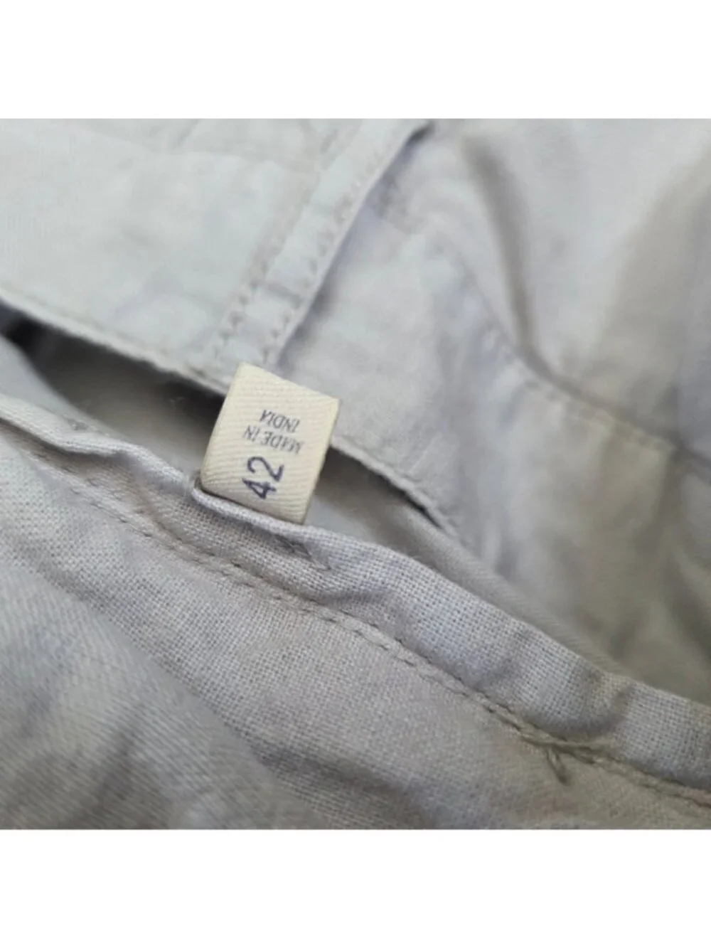 Faherty Men's Malibu Linen Blend Gray Shorts Size 42